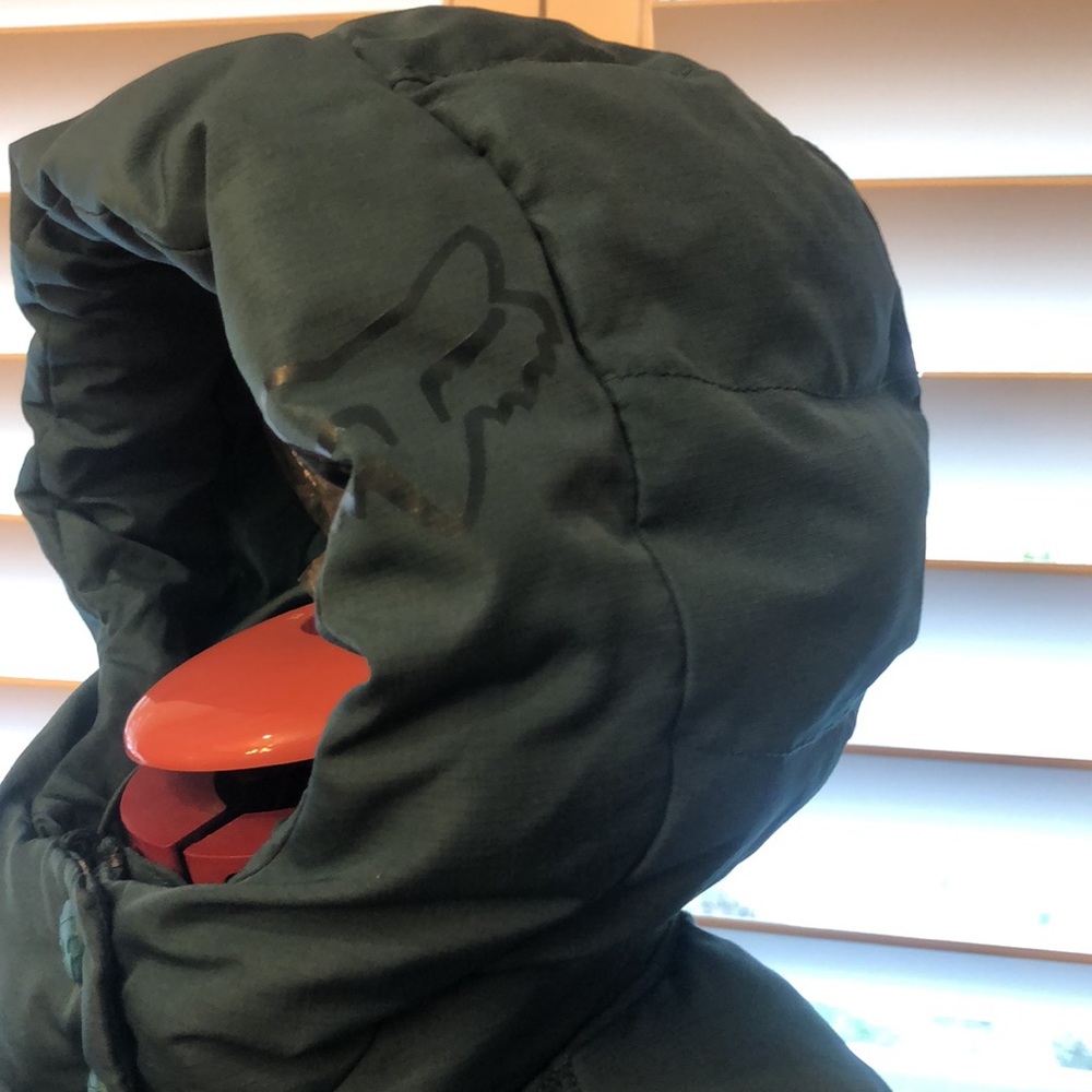 FOX Racing Puffer bomber Jacket w/ HOOD Medium - Picture 4 of 16